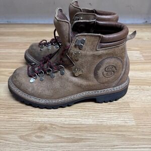 SBR Hiking Mountaineering Boots 8813 Vibram Sole Mens ‎ Size 8M